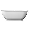 Chatsworth 1700 Freestanding Curved Bath - Double Ended with Chrome Waste