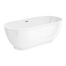 Chatsworth 1700 Freestanding Curved Bath - Double Ended with Chrome Waste