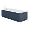 Chatsworth 1700 x 700 Single Ended Bath + Blue Panels  Profile Large Image