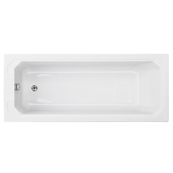 Chatsworth 1700 x 700mm Traditional Single Ended Bath with Oak Effect Panels