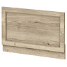 Chatsworth 1700 x 700mm Traditional Single Ended Bath with Oak Effect Panels