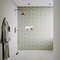 Chatsworth 1928 Antique Brass Traditional Shower with Concealed Valve, 8" Head + Handset