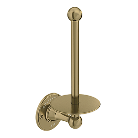 Chatsworth 1928 Antique Brass Traditional Spare Toilet Roll Holder