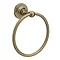 Chatsworth 1928 Antique Brass Traditional Towel Ring  Standard Large Image