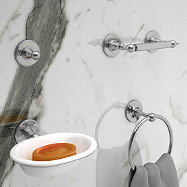 Chatsworth 1928 Polished Chrome Bathroom Accessory Pack