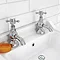 Chatsworth 1928 Traditional 3 Inch Spout Crosshead Pillar Basin Taps  Feature Large Image