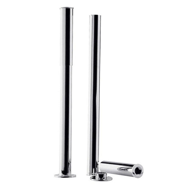 Chatsworth 1928 Traditional Bath Shower Mixer Tap with Adjustable Shrouds for Roll Top Baths ...