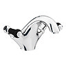 Chatsworth 1928 Traditional Black Lever Mono Basin Mixer Tap (Black Indices)