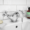 Chatsworth 1928 Traditional Crosshead Mono Basin Mixer Tap + Waste  Standard Large Image