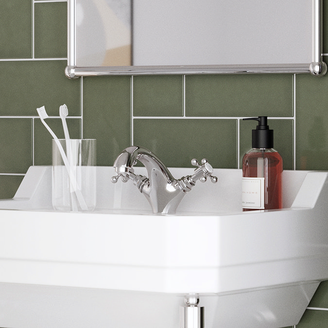 Chatsworth 1928 Traditional Crosshead Mono Basin Mixer Tap