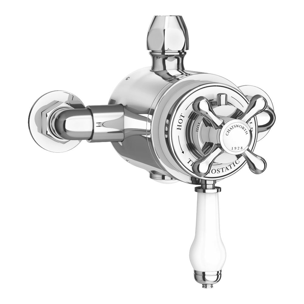 Chatsworth 1928 Traditional Dual Exposed Thermostatic Shower Valve Victorian Plumbing Uk 7102