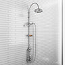 Chatsworth 1928 Traditional Exposed Valve Inc. Deluxe Arching Riser Kit, Diverter, 8" Rose + Handset  additional Large Image