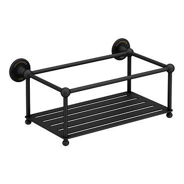 Chatsworth 1928 Traditional Large Bottle Rack Matt Black