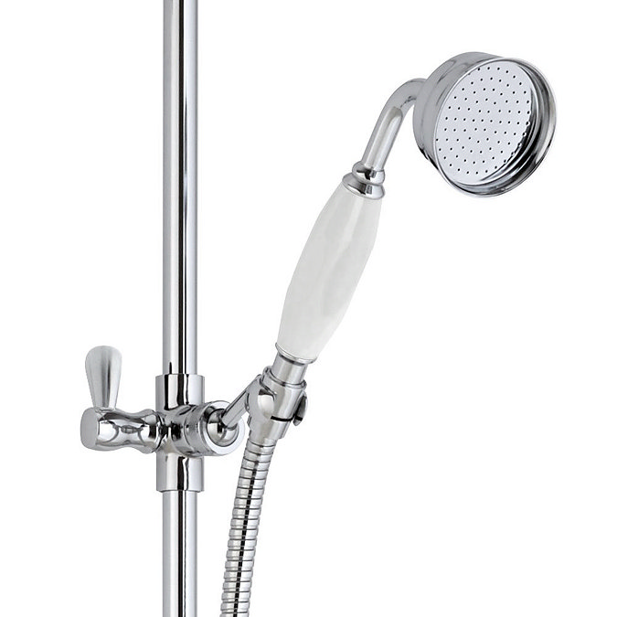 Chatsworth 1928 Traditional Luxury Rigid Riser Shower Kit with Diverter & Valve