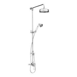 Chatsworth 1928 Traditional Luxury Rigid Riser Shower Kit with Diverter & Valve