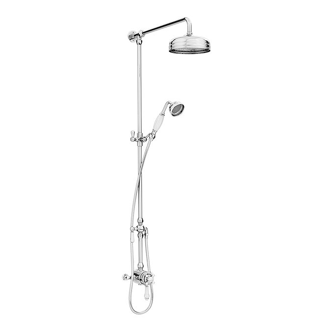 Chatsworth 1928 Traditional Luxury Rigid Riser Shower Kit with Diverter & Valve