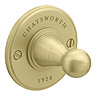 Chatsworth 1928 Traditional Robe Hook Brushed Brass