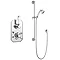 Chatsworth 1928 Traditional Shower Package with Concealed Valve + Slide Rail Kit Large Image