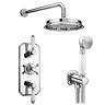 Chatsworth 1928 Traditional Shower with Concealed Valve, 8" Head + Handset