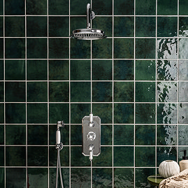 Chatsworth 1928 Traditional Shower with Concealed Valve, 8" Head + Handset