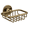 Chatsworth 1928 Traditional Soap Basket Antique Brass