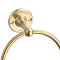Chatsworth 1928 Traditional Towel Ring Brushed Brass
