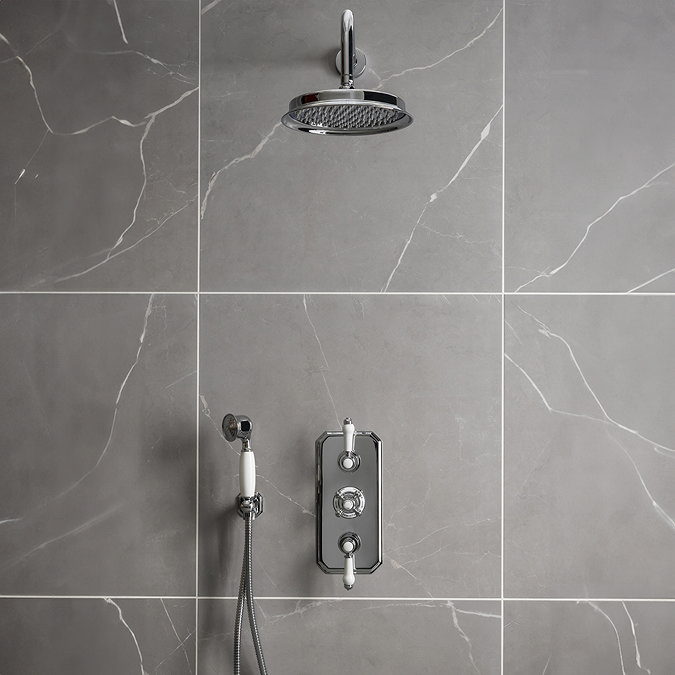 Chatsworth 1928 Traditional Triple Concealed Thermostatic Shower Valve