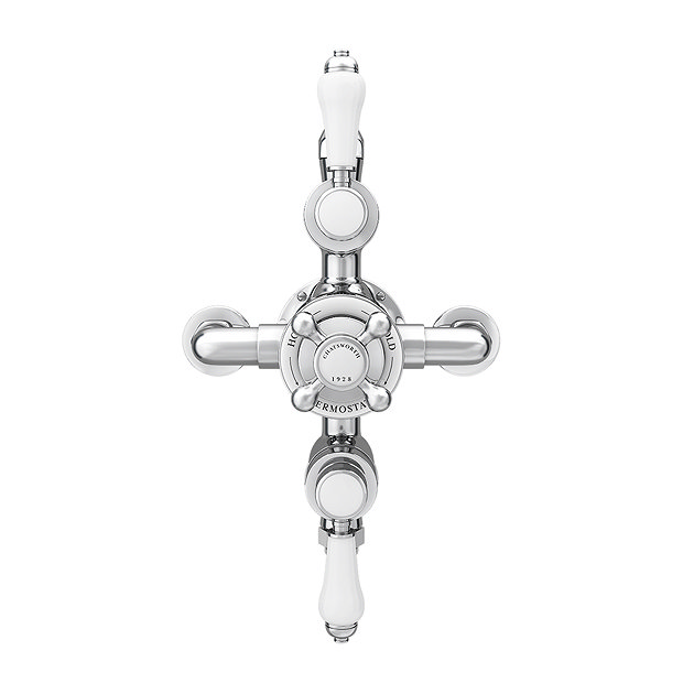 Chatsworth 1928 Traditional Triple Exposed Thermostatic Shower Valve Victorian Plumbing Uk 5821