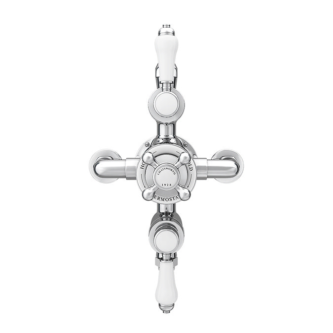 Chatsworth 1928 Traditional Triple Exposed Thermostatic Shower Valve  Feature Large Image
