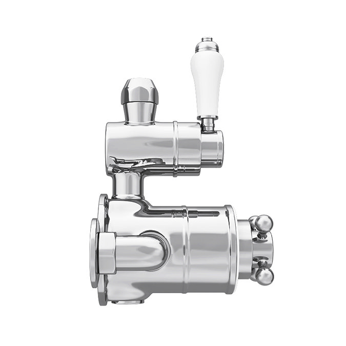 Chatsworth 1928 Traditional Twin Exposed Shower Valve  Profile Large Image