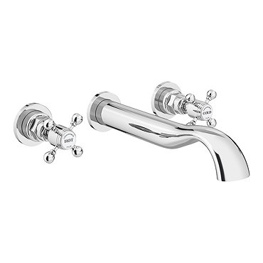 Chatsworth 1928 Traditional Wall Mounted Crosshead Bath Filler Tap  Feature Large Image
