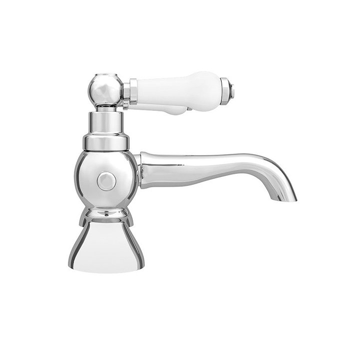 Chatsworth 1928 Traditional White Lever Bath Filler Tap  Feature Large Image