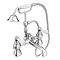 Chatsworth 1928 Traditional White Lever Freestanding Bath Shower Mixer Tap  Profile Large Image