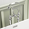 Chatsworth 1928 Traditional White Lever Freestanding Bath Shower Mixer Tap