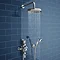 Chatsworth 1928 Triple Exposed Thermostatic Shower (inc. Valve, Elbow, Handset + Fixed Shower Head) 