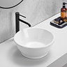 Chatsworth 390mm Traditional Round Countertop Basin Gloss White