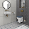 Chatsworth 450mm Wall Hung 0TH Basin Gloss White