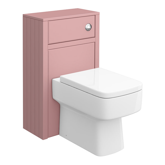 Chatsworth 500mm Traditional Dusky Pink Toilet Unit Only Large Image