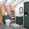 Chatsworth 500mm Traditional Green Toilet Unit Only  Feature Large Image