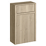 Chatsworth 500mm Traditional Natural Oak Toilet Unit Only