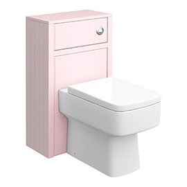 Chatsworth 500mm Traditional Pink Toilet Unit Only Medium Image