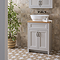 Chatsworth 535 x 390mm Traditional Oval Countertop Basin Gloss White