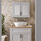 Chatsworth 535 x 390mm Traditional Oval Countertop Basin Gloss White