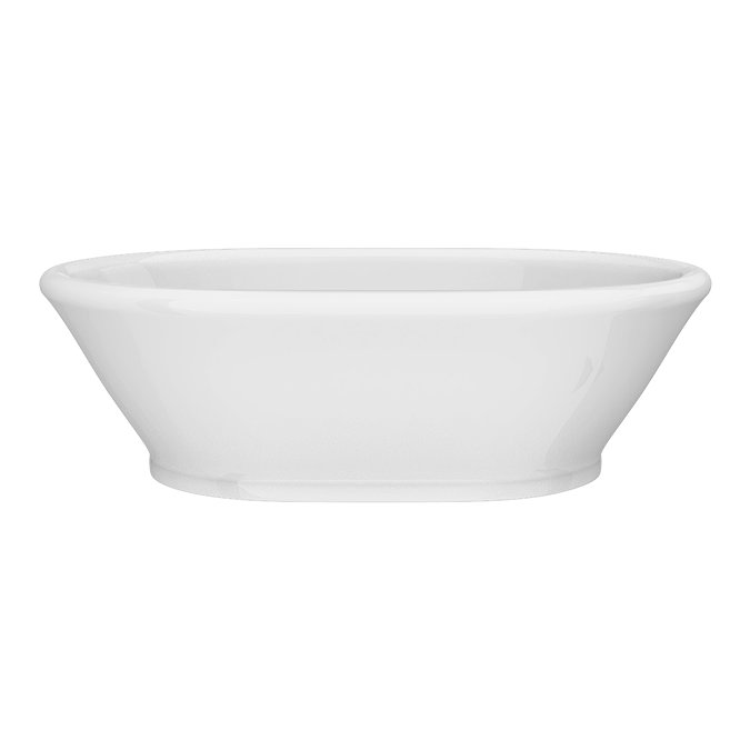 Chatsworth 535 x 390mm Traditional Oval Countertop Basin - Gloss White