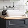 Chatsworth 535 x 390mm Traditional Rectangular Countertop Basin Gloss White