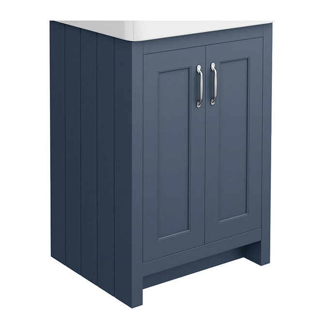 Chatsworth 560mm Blue Vanity Cabinet (excluding Basin) Large Image