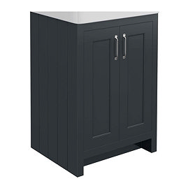 Chatsworth 560mm Graphite Vanity Cabinet (excluding Basin) Large Image