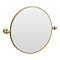 Chatsworth 600 Round Tiltable Mirror in Brushed Brass