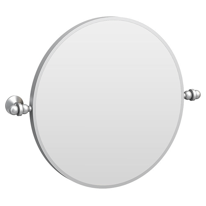 Chatsworth 600 Round Tiltable Mirror - Chrome