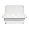 Chatsworth 600mm Roll Top Wall Hung Basin Gloss White